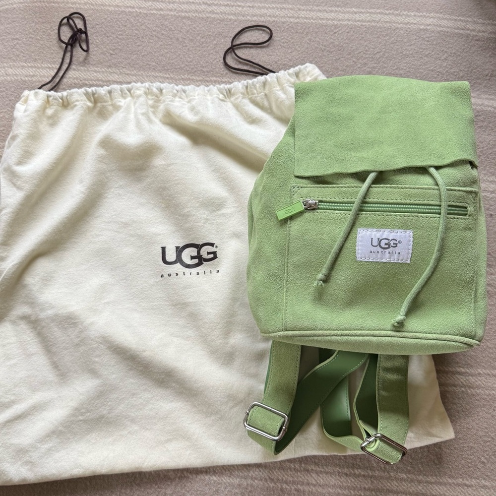 Ugg Mini Suede Backpack Kermit Green - image 1
